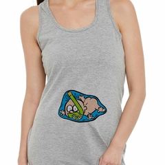 Musculosa Deportiva Bebe Buceando En La Panza