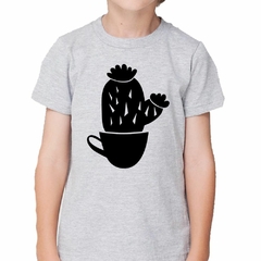 Remera Cactus En Una Taza Vector - tienda online