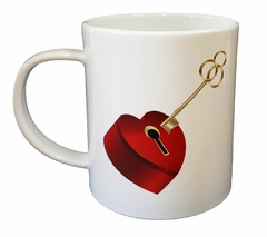 Taza Lock And Key Llave Candado Dise - TiendaCubik