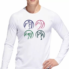 Remera Manga Larga Beisbol Pelota Jugada Deporte Jugador