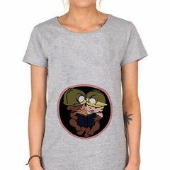 Remera Bebes Gemelos Leyendo En La Panza - comprar online