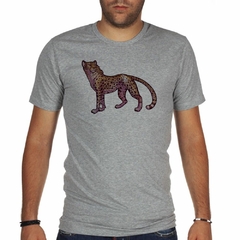 Remera Cheetah Posando Dibujo Art en internet