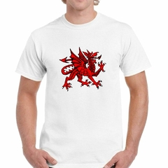 Remera Dragon Heraldico Rojo Salvaje - comprar online