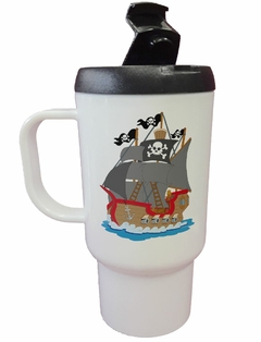 Jarro Termico Pirate Ship By Kids Buque Pirata Dibujo