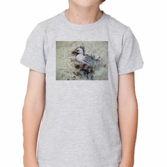 Remera Gaviota Dibujo Pintura Colores Watercolor en internet