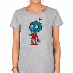 Remera Zombies Pareja Amor Enamorados M1 - tienda online