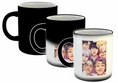 Taza Bts Grupo Musica Dibujo Color en internet