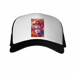 Gorra Mario Rojo Game Jueg Play Art Fuego Cari - comprar online