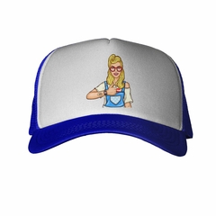Gorra Pop Art Chica Girl Lentes Rubia