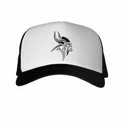 Imagen de Gorra Vikingo Bigote Trenza Casco Cuernos