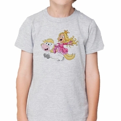 Imagen de Remera Princesa Montando Un Unicornio M2
