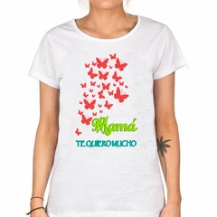 Imagen de Remera Mama Te Quiero Mucho Corazones