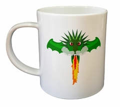 Taza Dragon Head Breathing Fire Fuego - comprar online