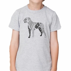 Imagen de Remera Perro Boxer Dibujo Lineas