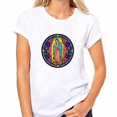 Remera Virgen De Guadalupe Circulo Religion - TiendaCubik