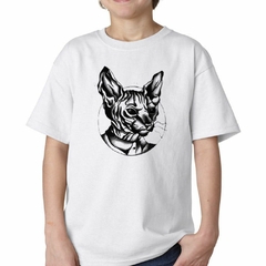 Imagen de Remera Gato Sphynx Ilustracion