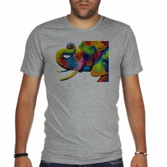 Remera Elefante Colores Estilo Watercolor - comprar online