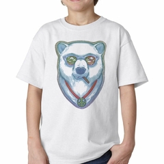 Remera Oso Con Gafas Simbolo De Paz - tienda online