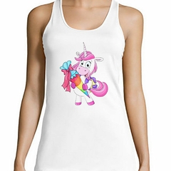 Musculosa Deportiva Unicorn Women Con Un Ramo