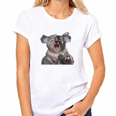 Remera Koabot Dibujo Robot Koala - tienda online