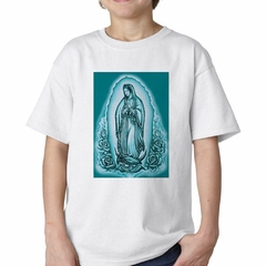 Imagen de Remera Virgen De Guadalupe Turquesa Religion