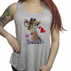 Musculosa Jirafa Cool Anteojos Sweet