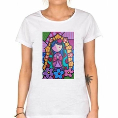 Remera Virgen De Guadalupe Caricatura - TiendaCubik