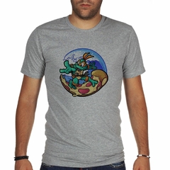 Remera Tortuga Michelangelo Pizza Ola Surf en internet