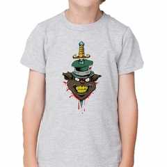 Remera Oso Malvado Cuchillo Sangre - TiendaCubik