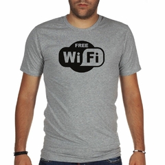 Remera Free Wifi Libre Conectarse Internet en internet