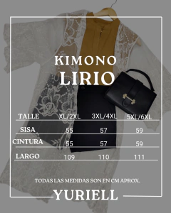 Kimono Lirio (Largo) - Yuriell