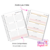 Agenda Love Rosa - loja online
