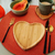 BANDEJA DE BAMBU HEART 17CM X 16,5CM X 1,5CM - LYOR