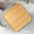 BANDEJA DE BAMBU SQUARE 17x17x1,5cm - comprar online
