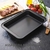 ASSADEIRA RETANGULAR ANTIADERENTE DE AÇO CARBONO GRANILITE PRETA 37 X 25 X 5 - LYOR - comprar online