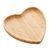 BANDEJA DE BAMBU HEART 17CM X 16,5CM X 1,5CM - LYOR - Vida e casa