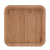 BANDEJA DE BAMBU SQUARE 17x17x1,5cm - loja online