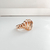 Anel Croissant Eva Folheado - comprar online