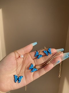 Set || Fly (Aros + Pulsera + collar doble capa)