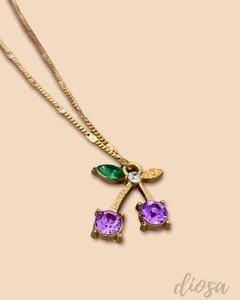 Cadenitas Cherry Rainbow (elegir color en internet