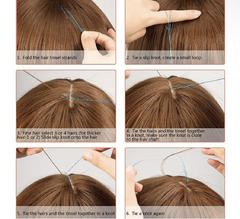 1 paquete de Extensiones de glitter (Pelo a pelo) - DIOSA STAR
