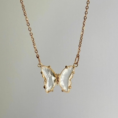 Collar Mariposa de cristal