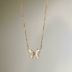 Collar Mariposa de cristal - comprar online