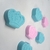 50 Mini Sabonetes Coroas para Lembrancinhas - Chá Revelação - Sodelli Lembranças Presentes e Brindes