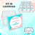 20 Lembrancinhas Chá revelação - Caixinhas Acrílicas Personalizadas na internet