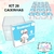 20 Lembrancinhas Coelhinho - Caixinhas Acrílicas Personalizadas