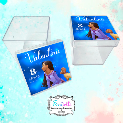 10 Lembrancinhas Wish - Caixinhas Acrílicas Personalizadas