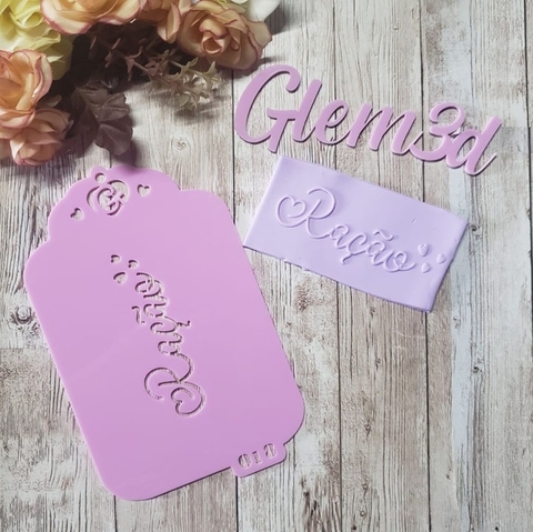 Estêncil de Frase - Ração - 018