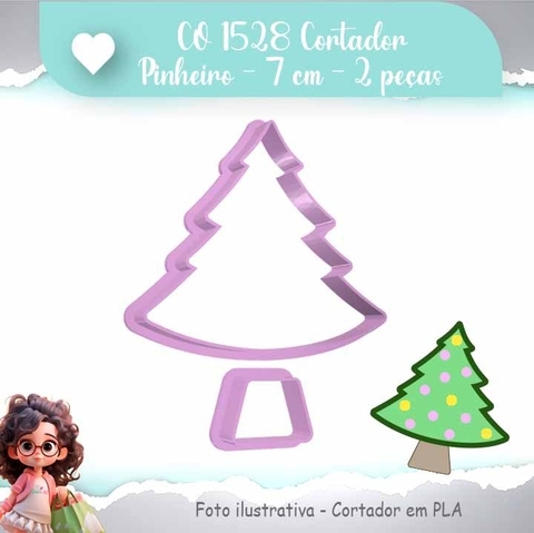CORTADOR PINHEIRO - 7CM - 2 PEÇAS - CO1528