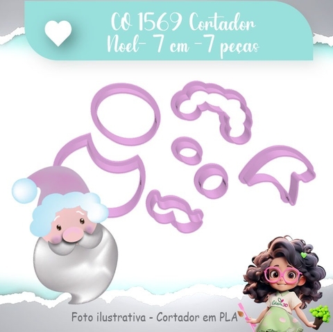 CORTADOR NOEL - 7CM - 7 PEÇAS - CO1569